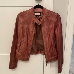 Vegan leather jacket